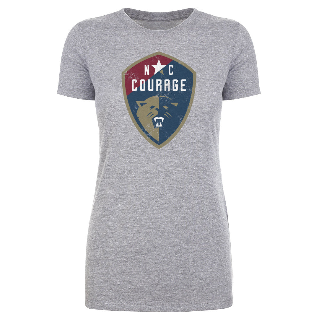 North Carolina Courage Vintage Primary Logo WHT