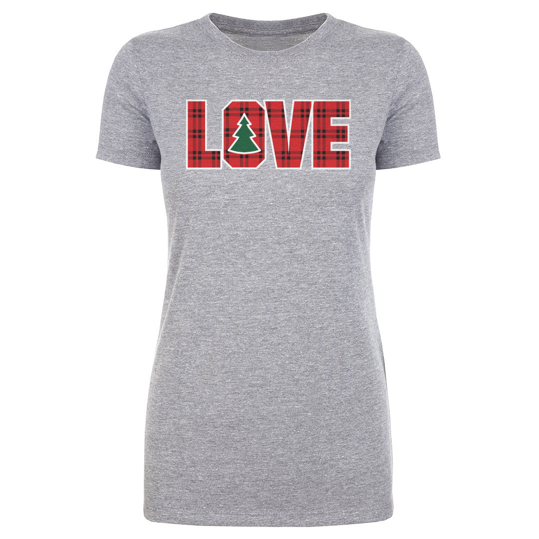 Christmas LOVE Christmas Plaid WHT
