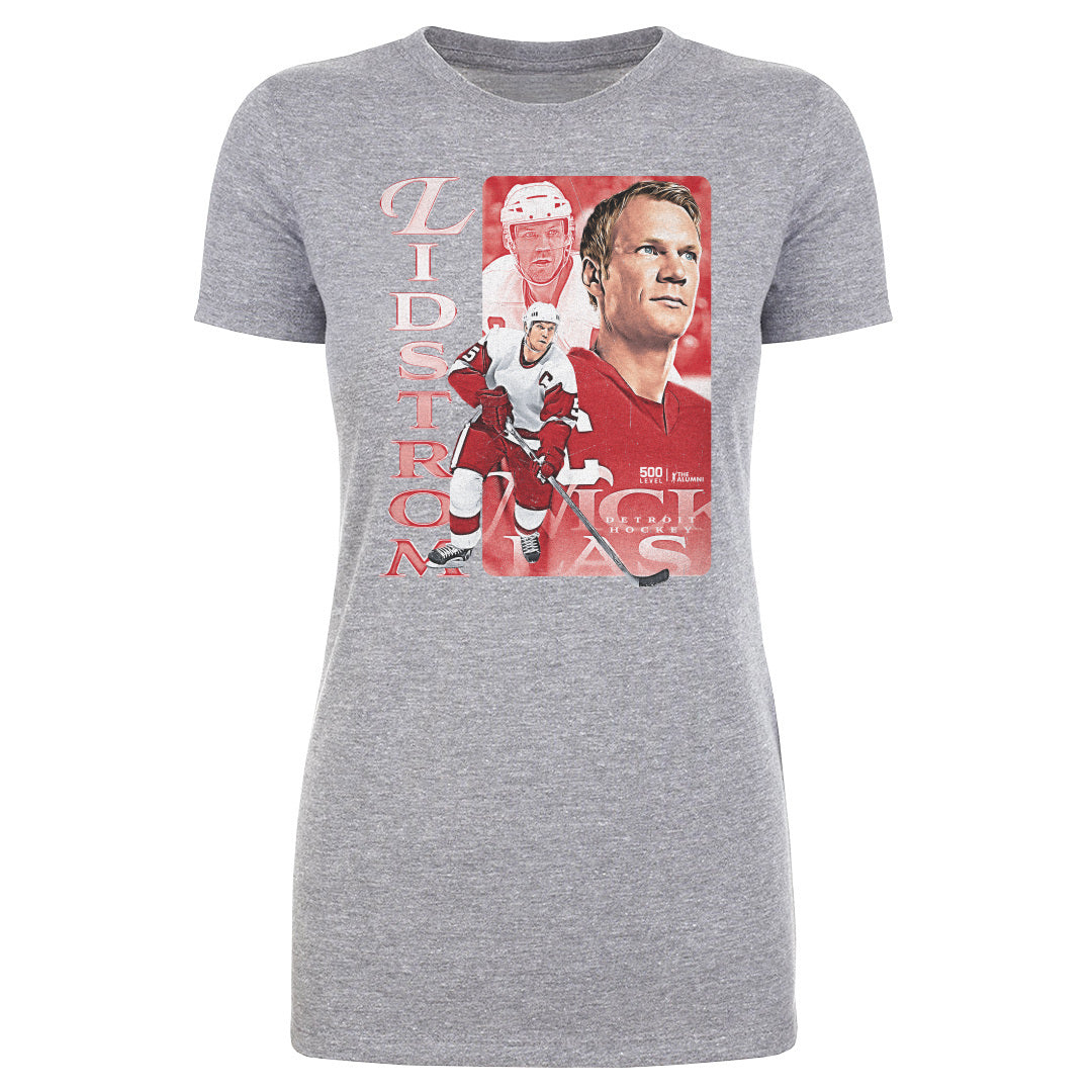 Nicklas Lidstrom Detroit Vintage WHT