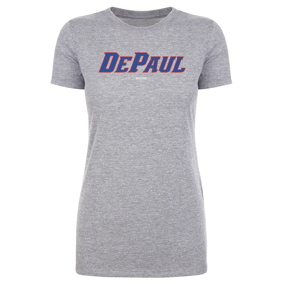 DePaul Blue Demons Wordmark WHT