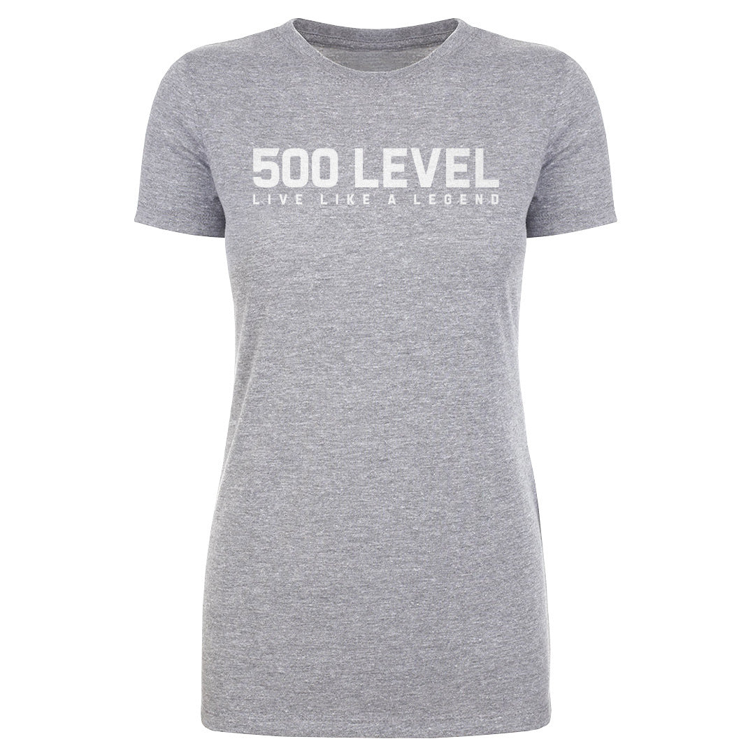 500 LEVEL Wordmark WHT