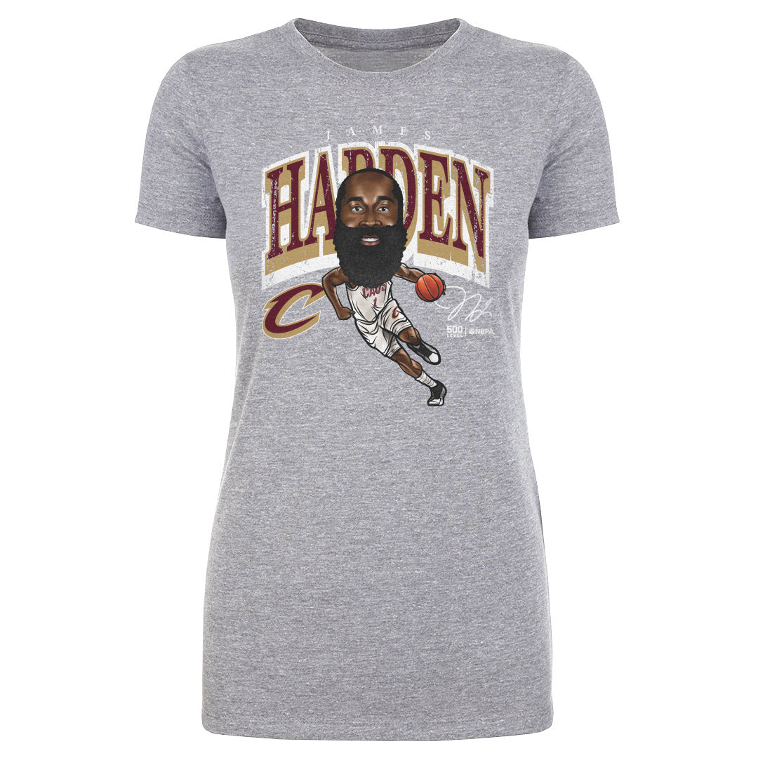 James Harden Cleveland Cavaliers Cartoon WHT