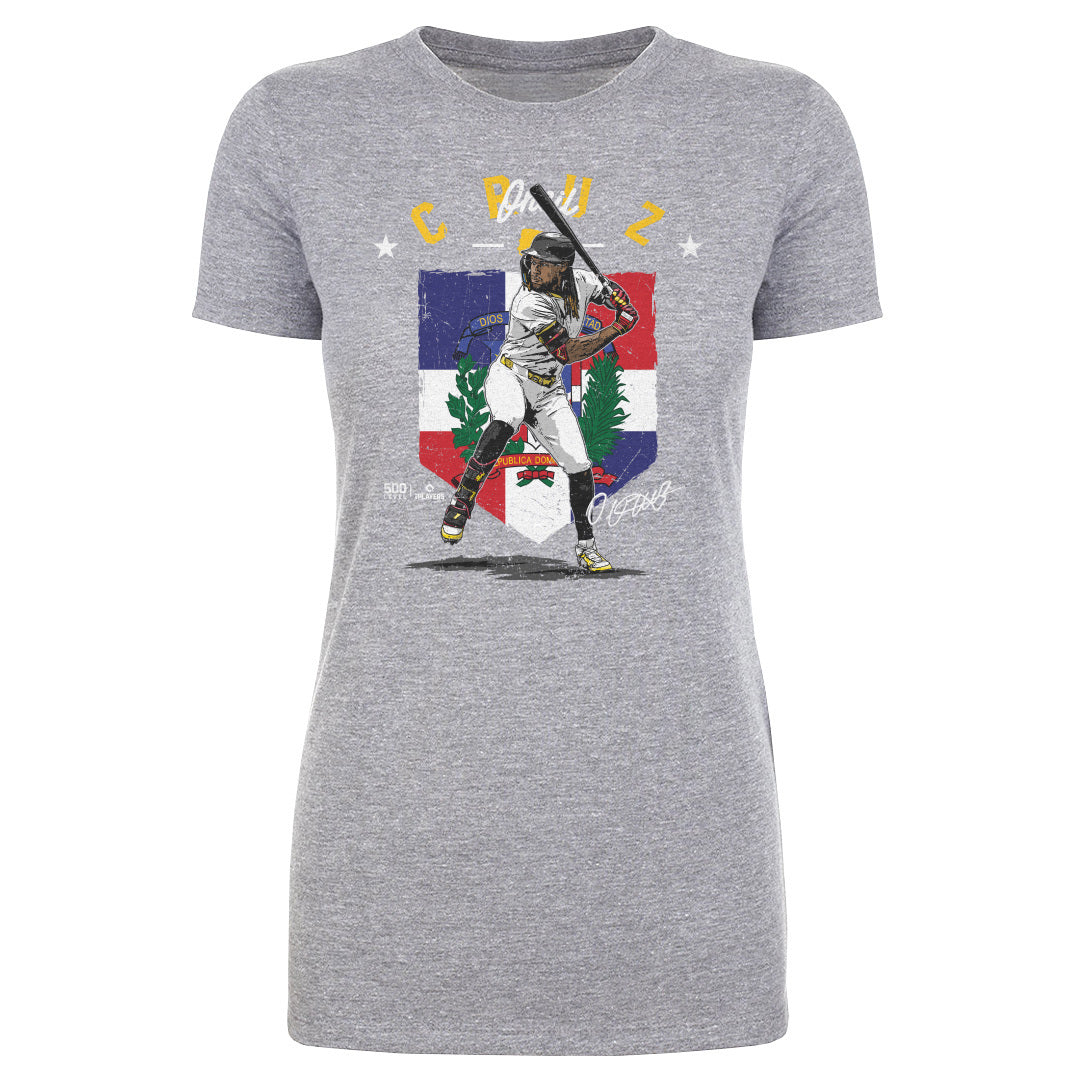 Oneil Cruz Pittsburgh Country Flag WHT