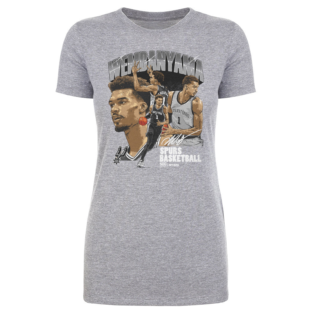 Victor Wembanyama San Antonio Spurs Collage WHT