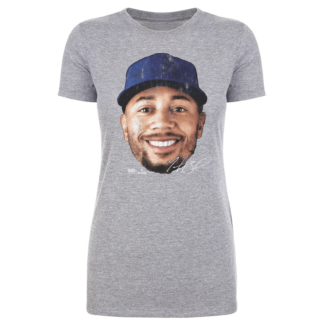 Mookie Betts Los Angeles D Vintage Head WHT