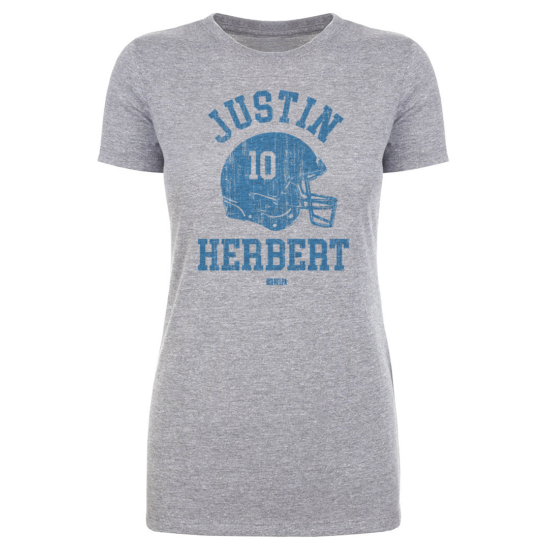 Justin Herbert Los Angeles C Helmet Font