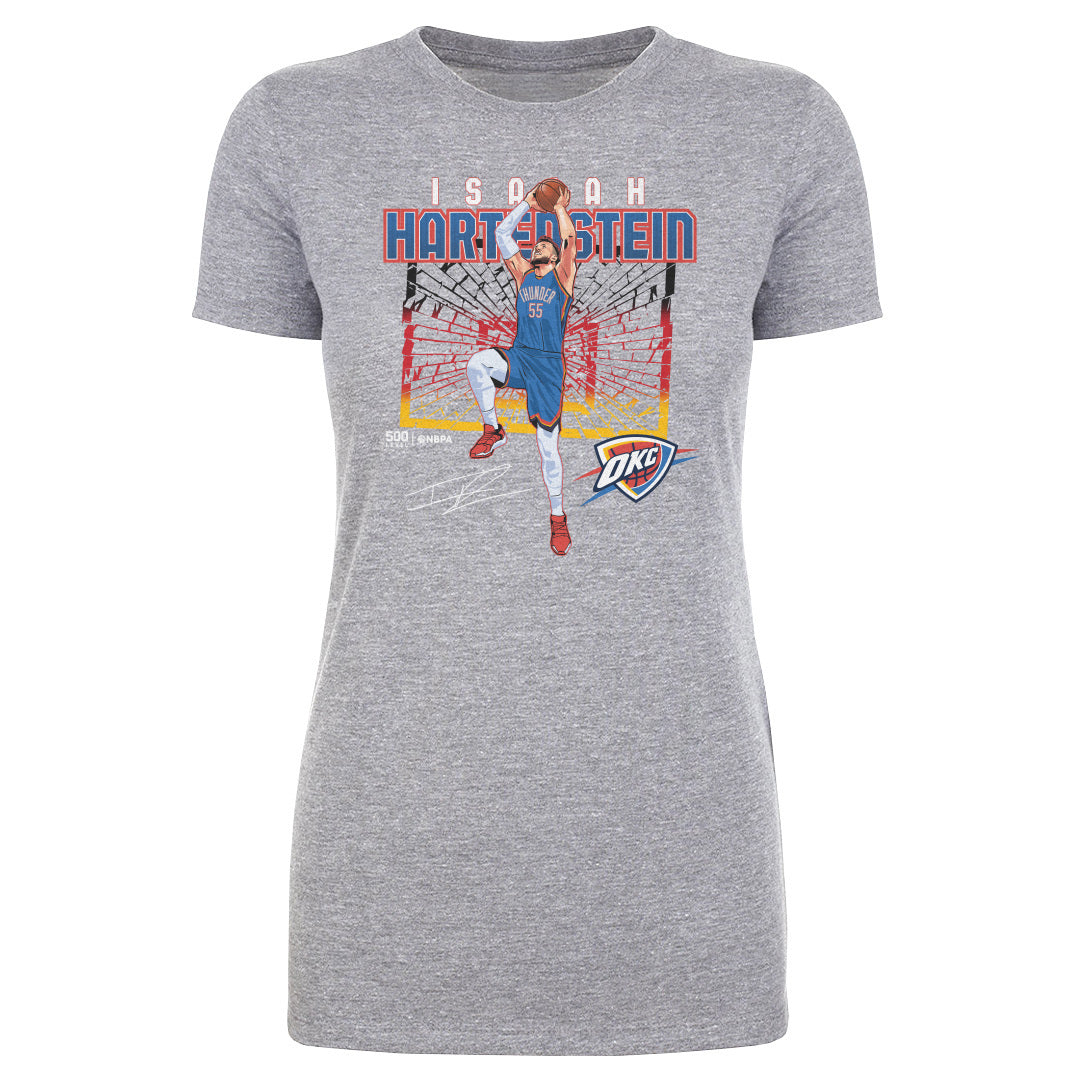 Isaiah Hartenstein Oklahoma City Thunder Shattered Flag WHT
