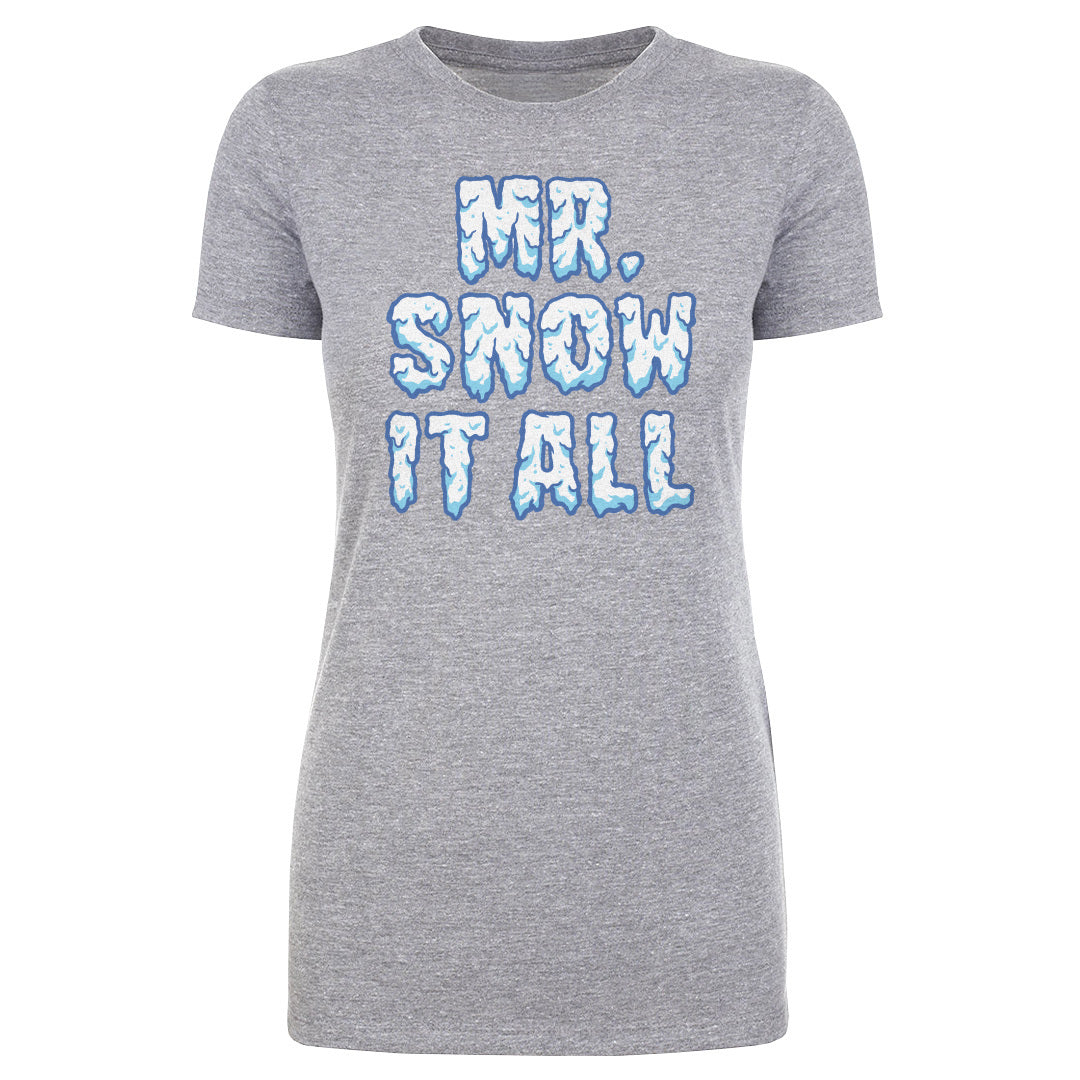 Christmas Mr. Snow It All WHT