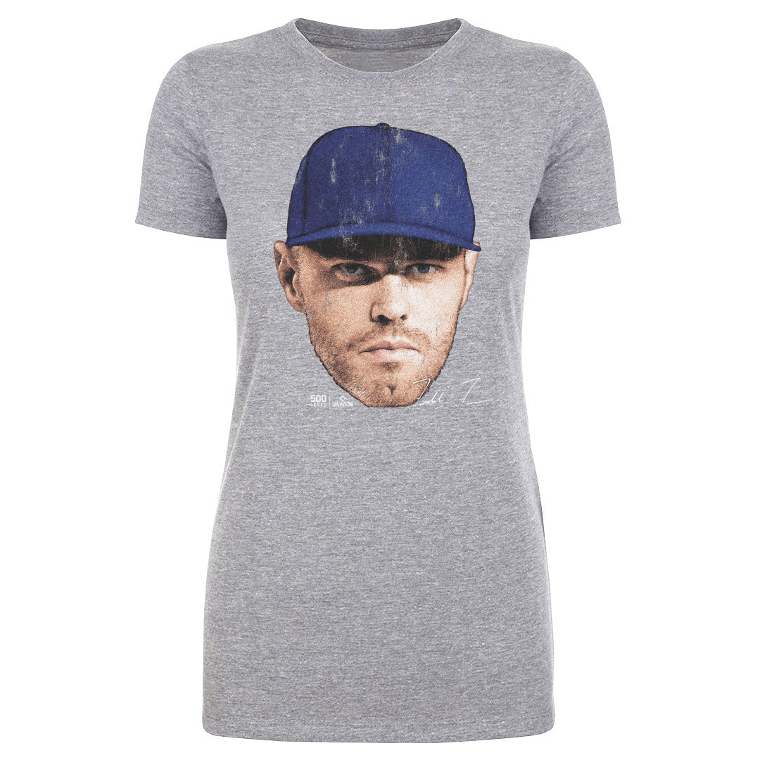 Freddie Freeman Los Angeles D Vintage Head WHT