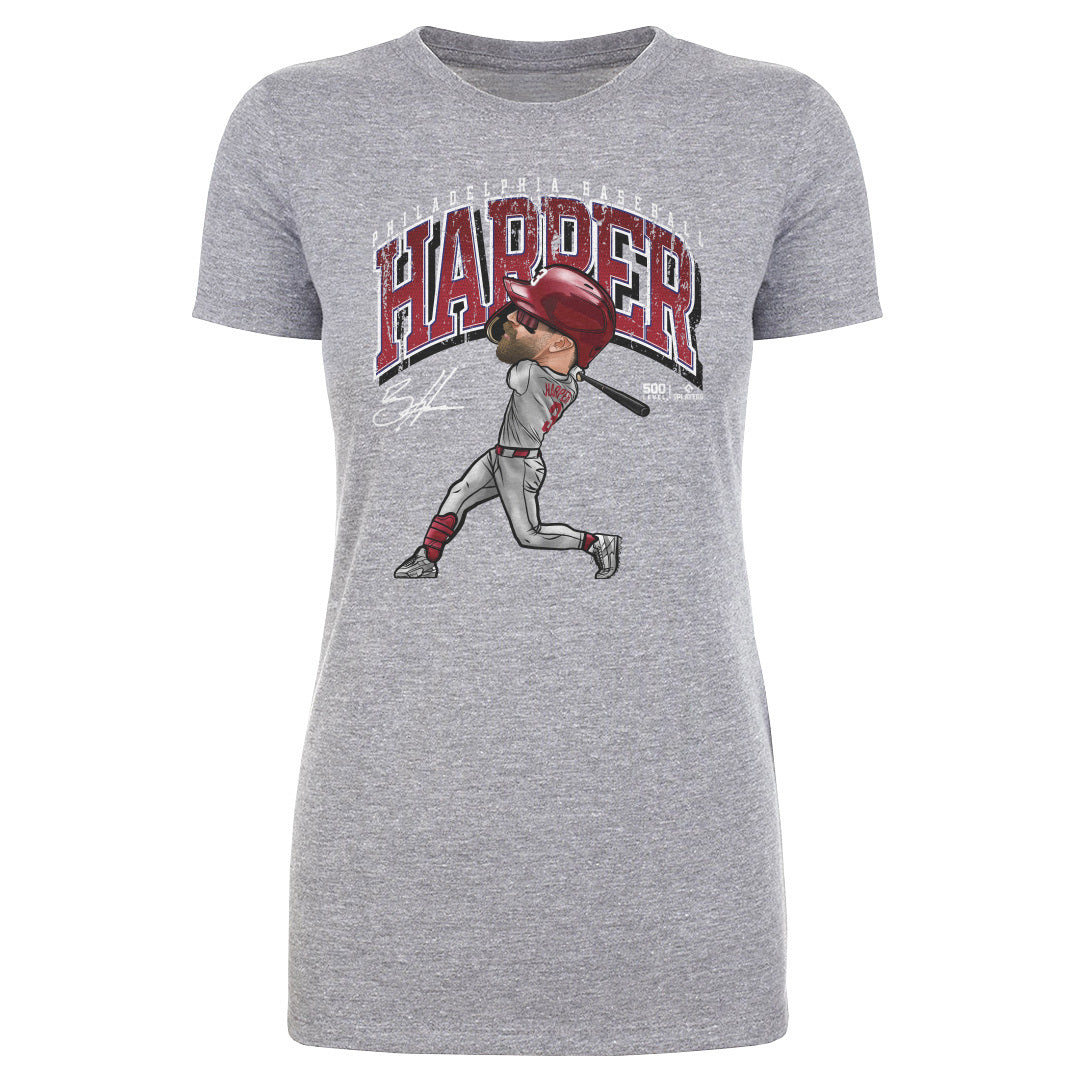 Bryce Harper Philadelphia Cartoon WHT