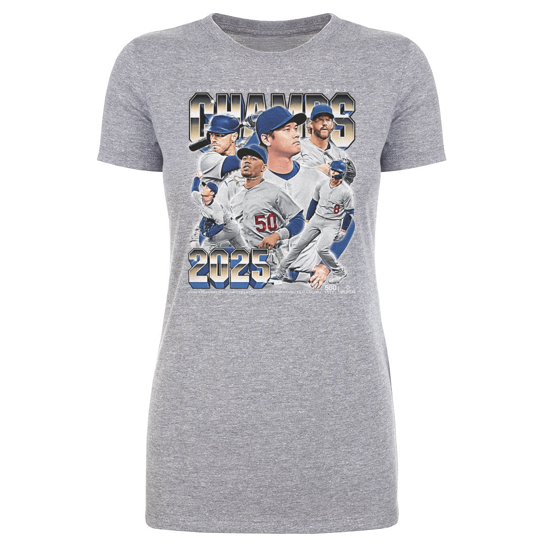 Los Angeles D Baseball 2025 Champs Vintage WHT