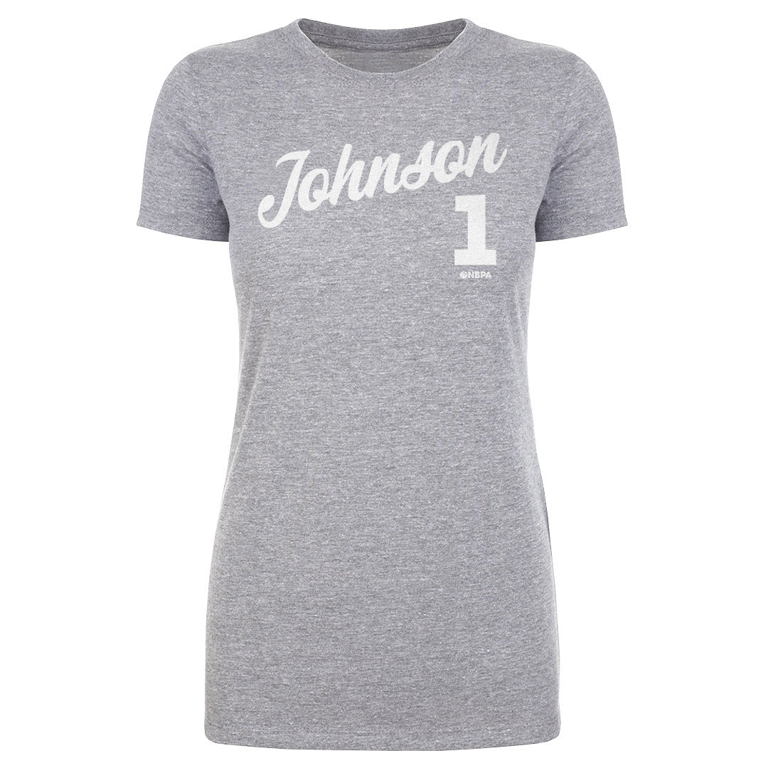 Jalen Johnson Atlanta Script WHT