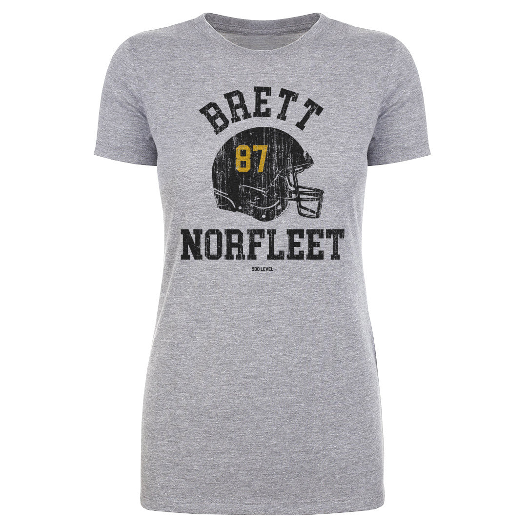 Brett Norfleet College Helmet Font