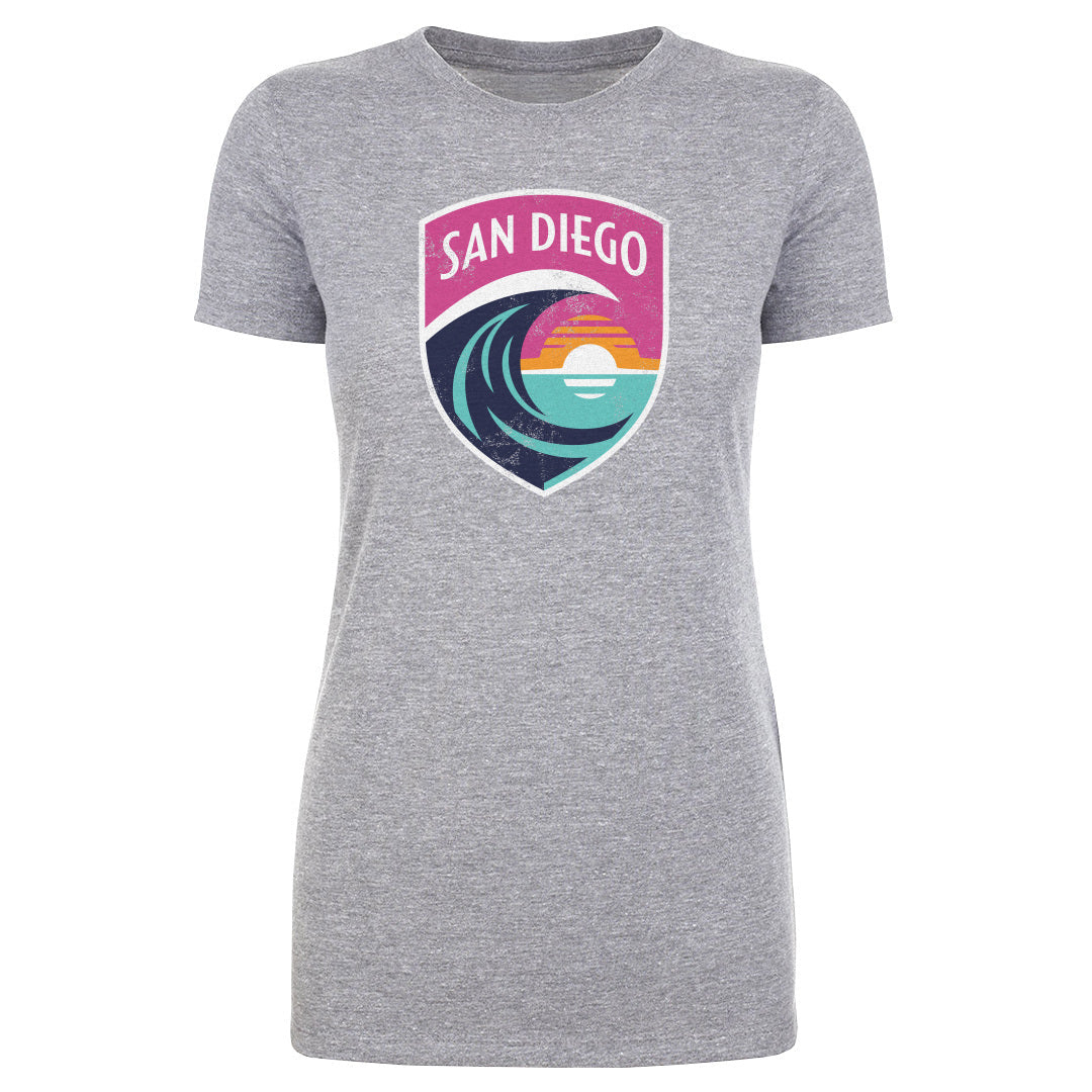 San Diego Wave FC Vintage Primary Logo WHT