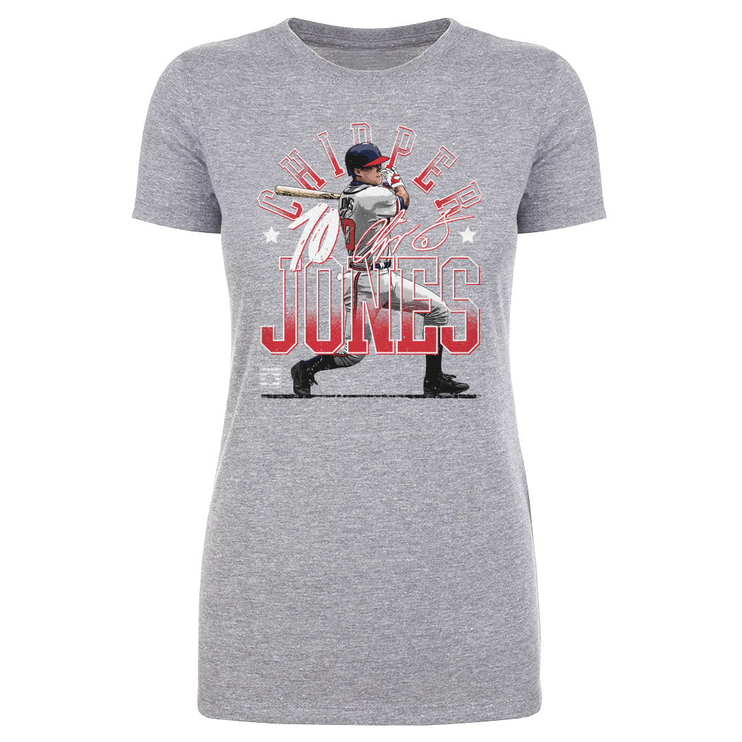 Chipper Jones Atlanta Arch WHT