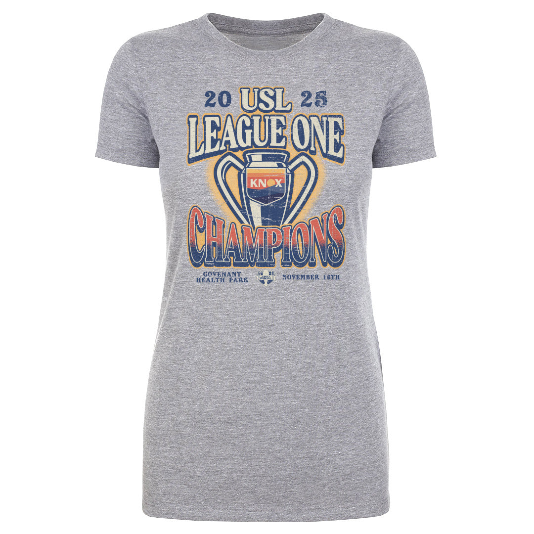 One Knoxville SC 2025 USL League One Final Champions Trophy WHT