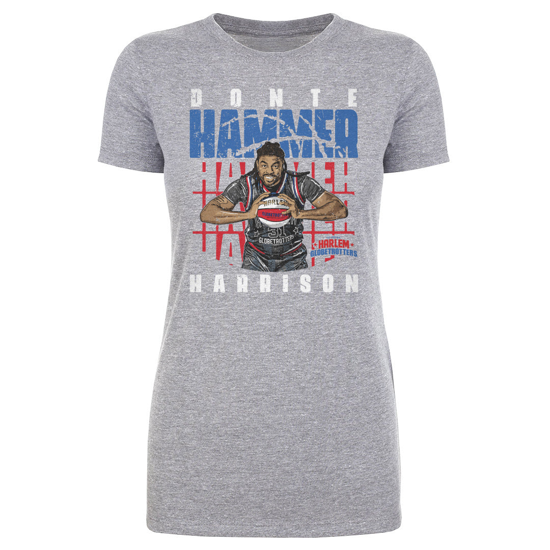 Hammer Harrison Harlem Globetrotters Pose WHT