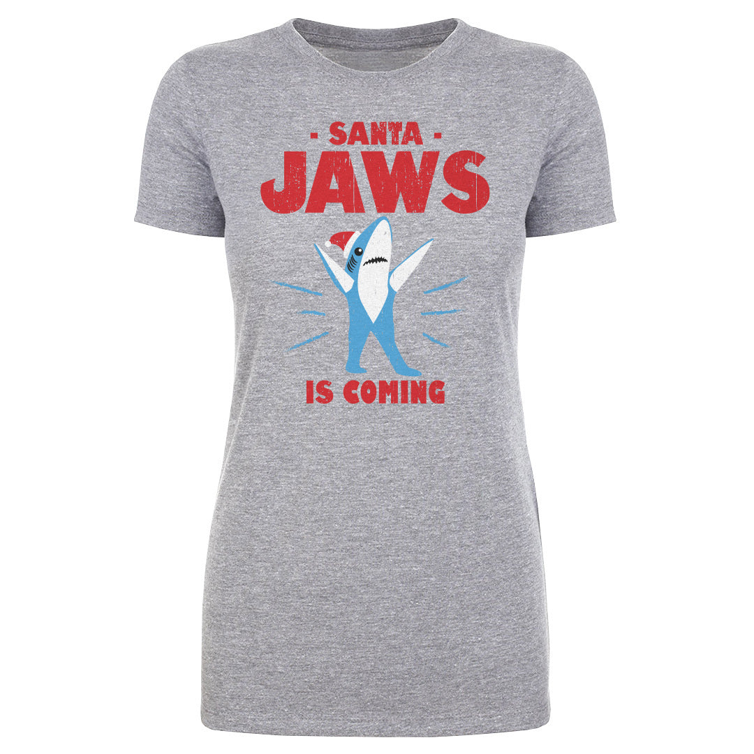 Christmas Santa Jaws WHT