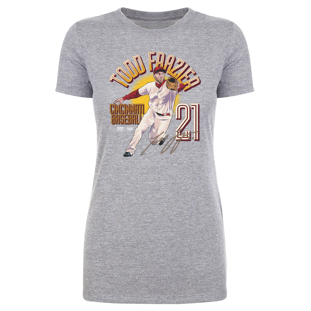 Todd Frazier Cincinnati Name Arc WHT
