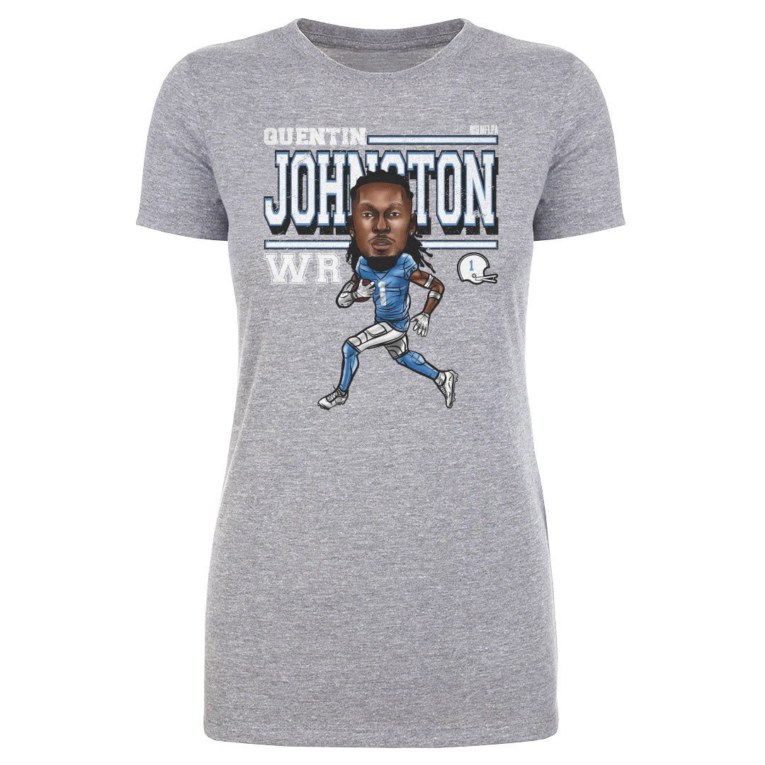 Quentin Johnston Los Angeles C Cartoon WHT
