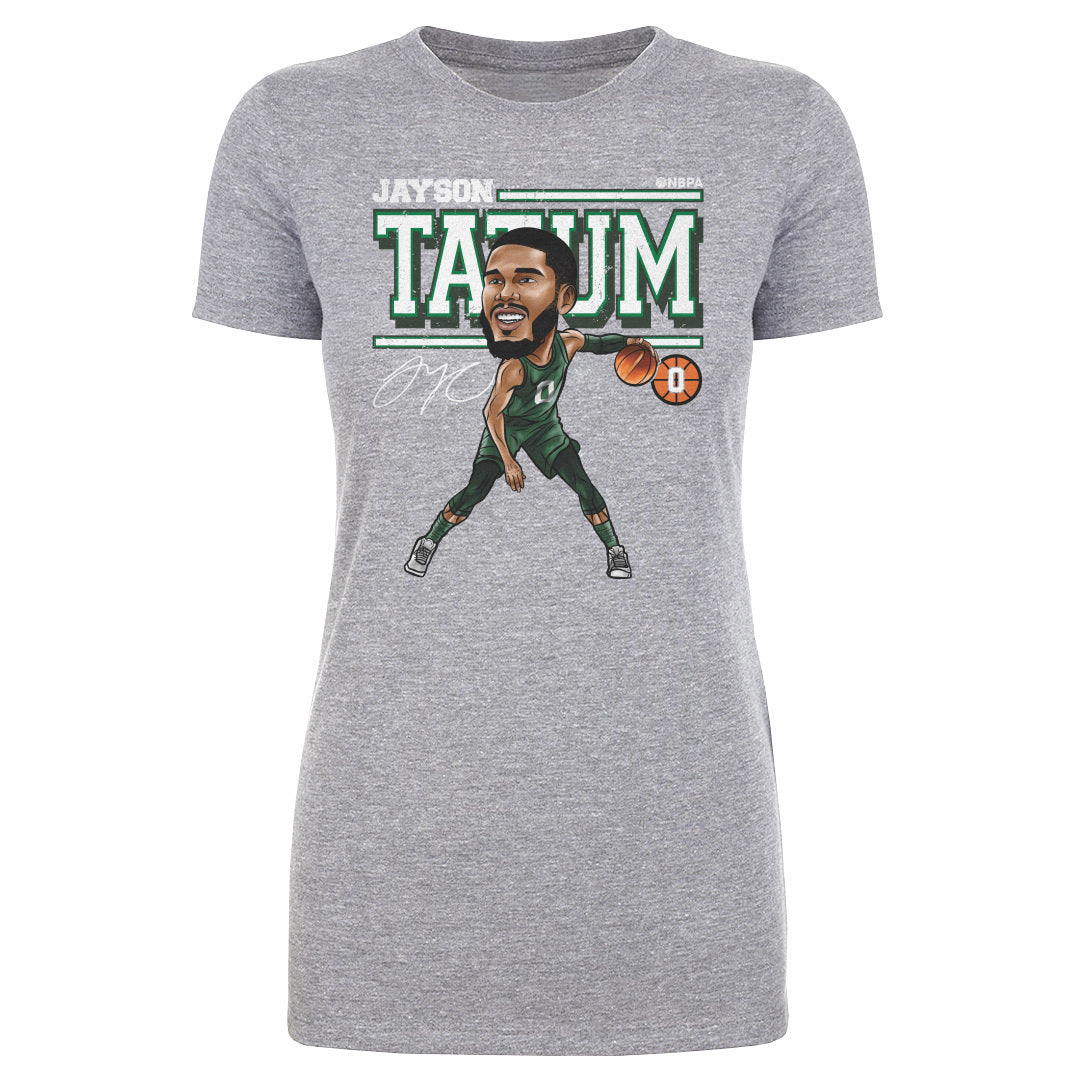 Jayson Tatum Cartoon WHT