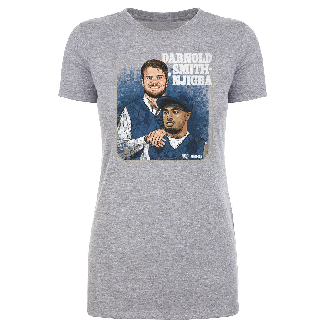 Sam Darnold & Jaxon Smith-Njigba Seattle Step Brothers WHT