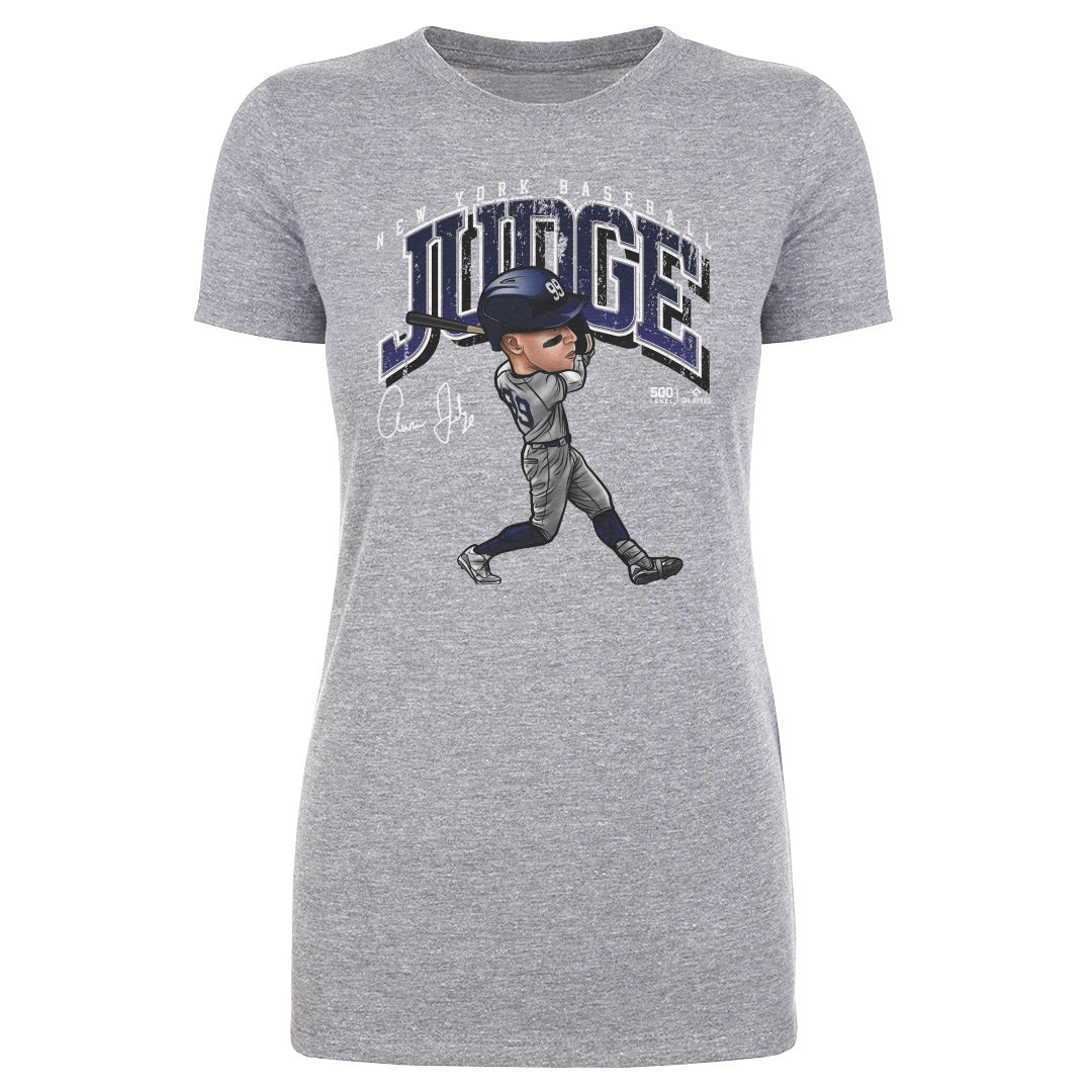 Aaron Judge New York Y Cartoon WHT