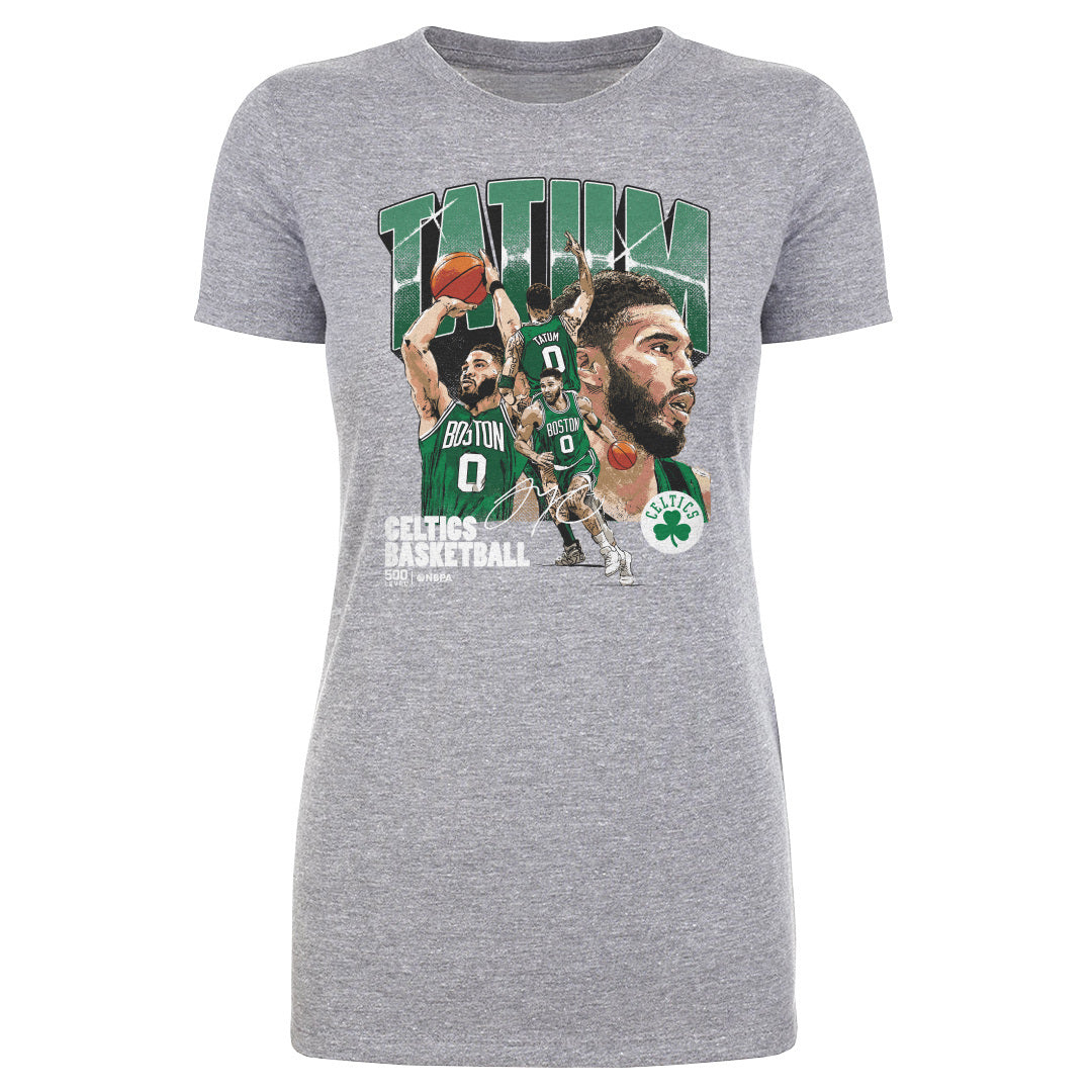 Jayson Tatum Boston Celtics Collage WHT