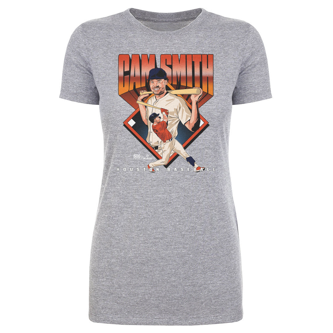 Cam Smith Houston Baseball Diamond WHT