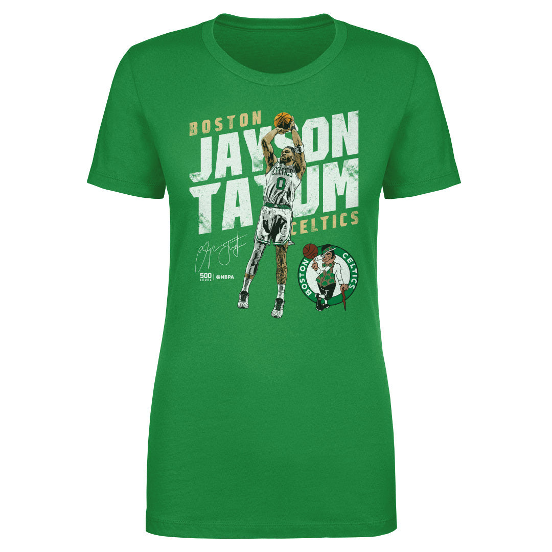 Jayson Tatum Boston Celtics Slant WHT