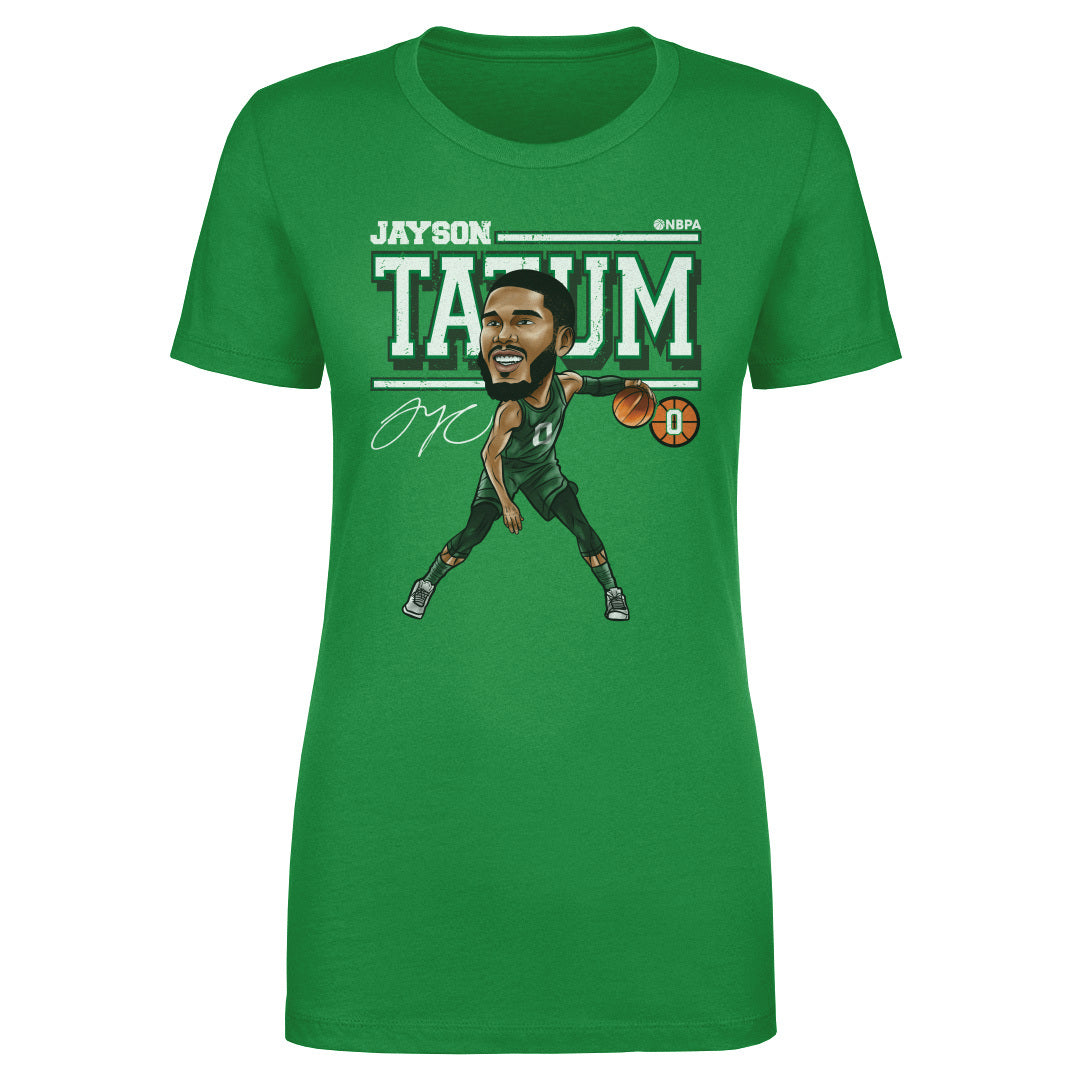 Jayson Tatum Cartoon WHT