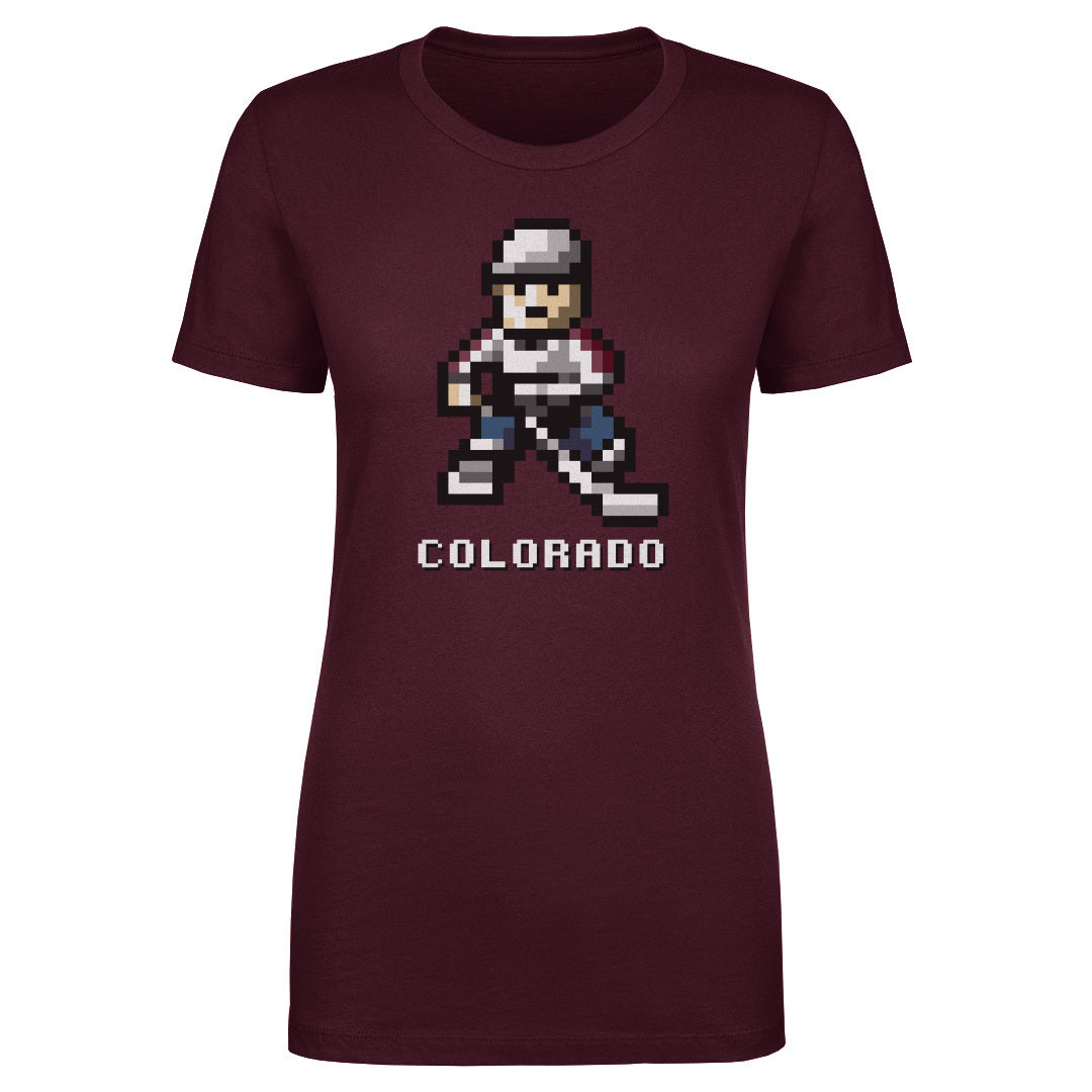 Colorado Hockey 8-bit WHT
