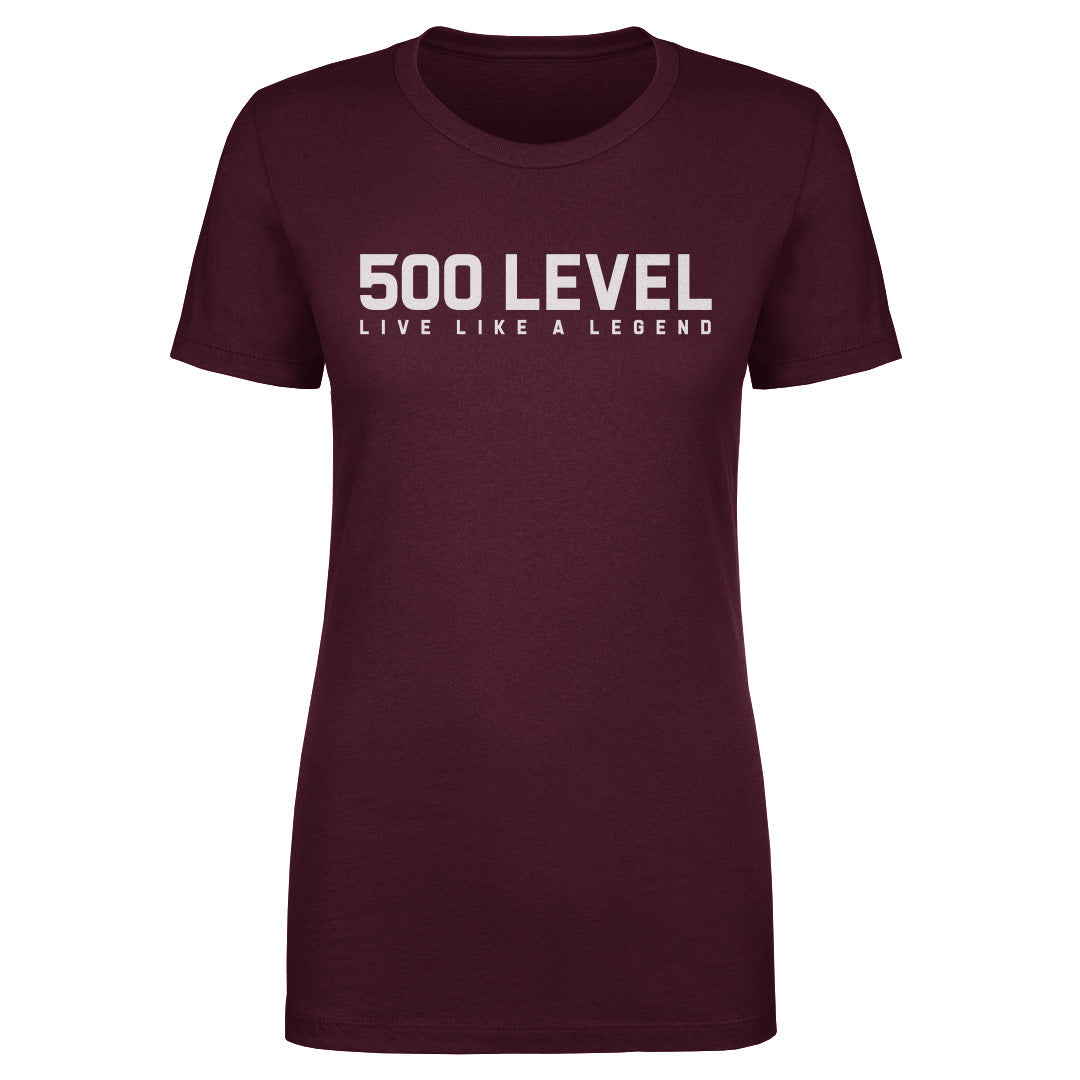 500 LEVEL Wordmark WHT