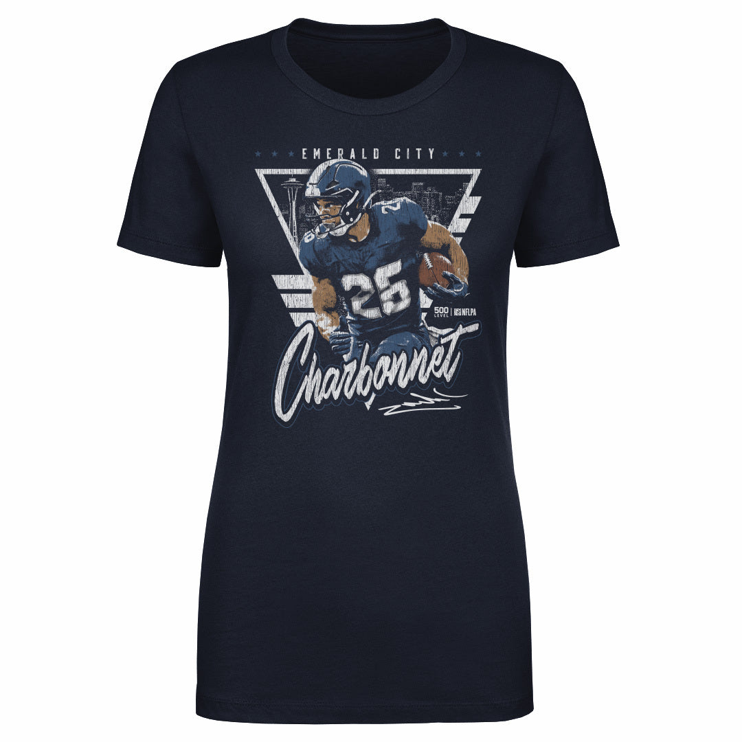Zach Charbonnet Seattle Triangle Retro WHT