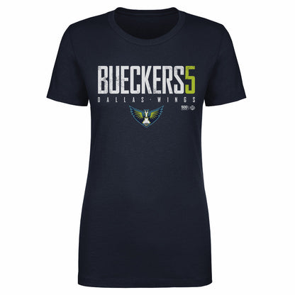 Paige Bueckers Dallas Wings Elite WHT Womens T Shirt 500 Level Officially Licensed Fan Gear
