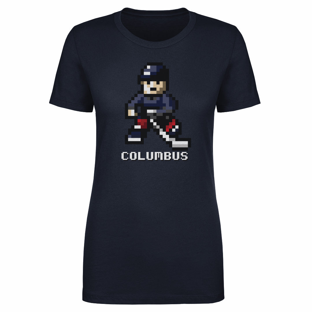 Columbus Hockey 8-bit WHT