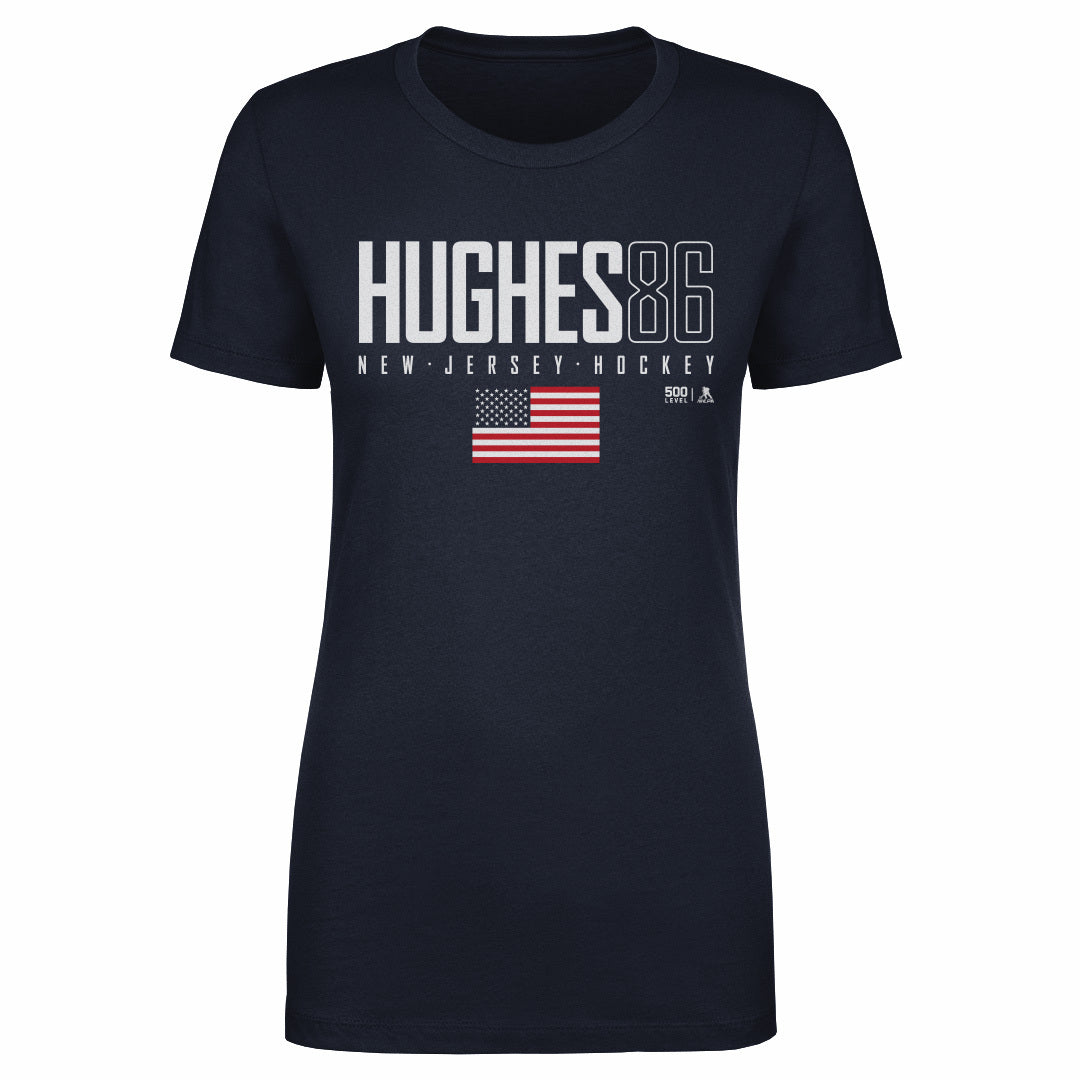 Jack Hughes New Jersey USA Elite WHT