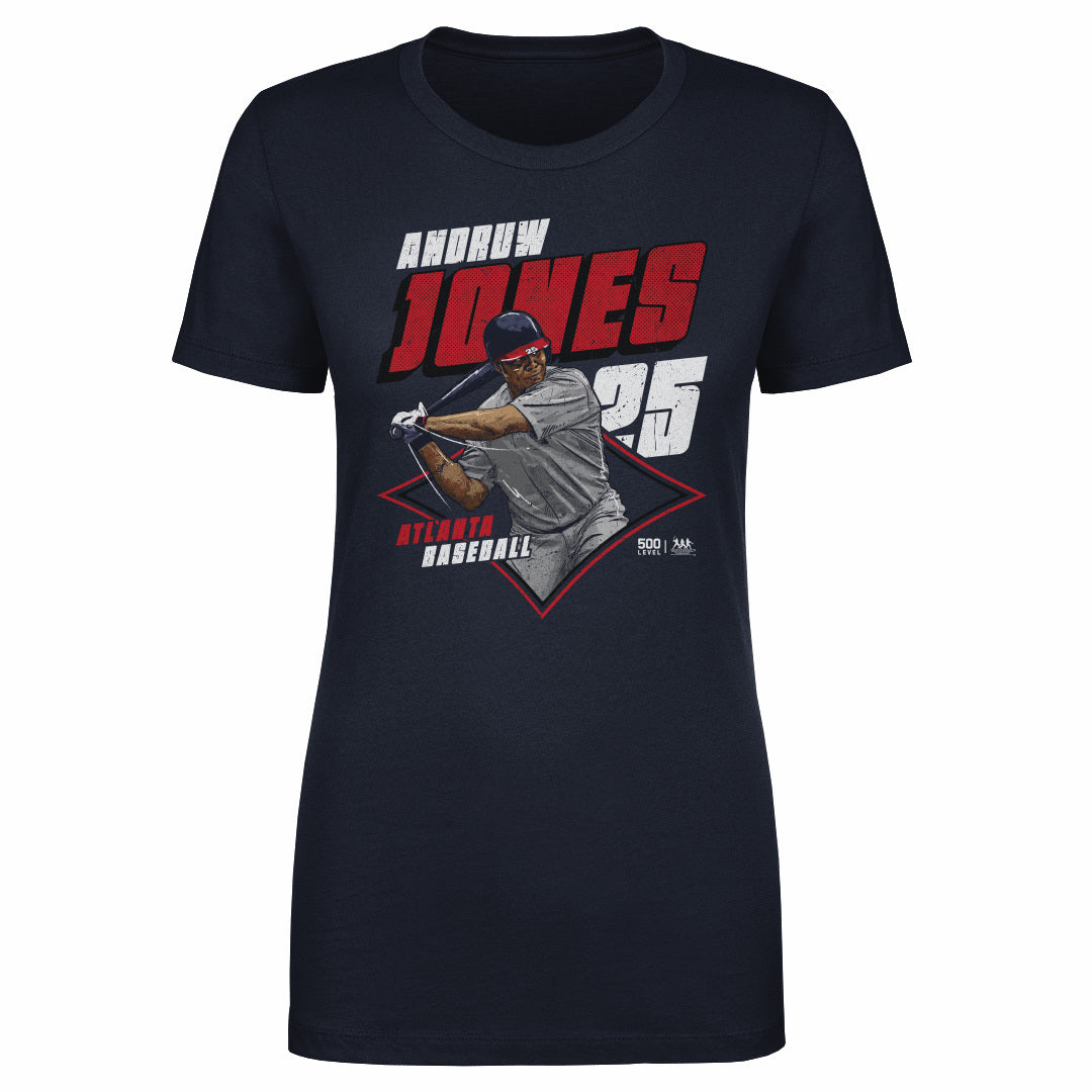 Andruw Jones Atlanta Diamond WHT