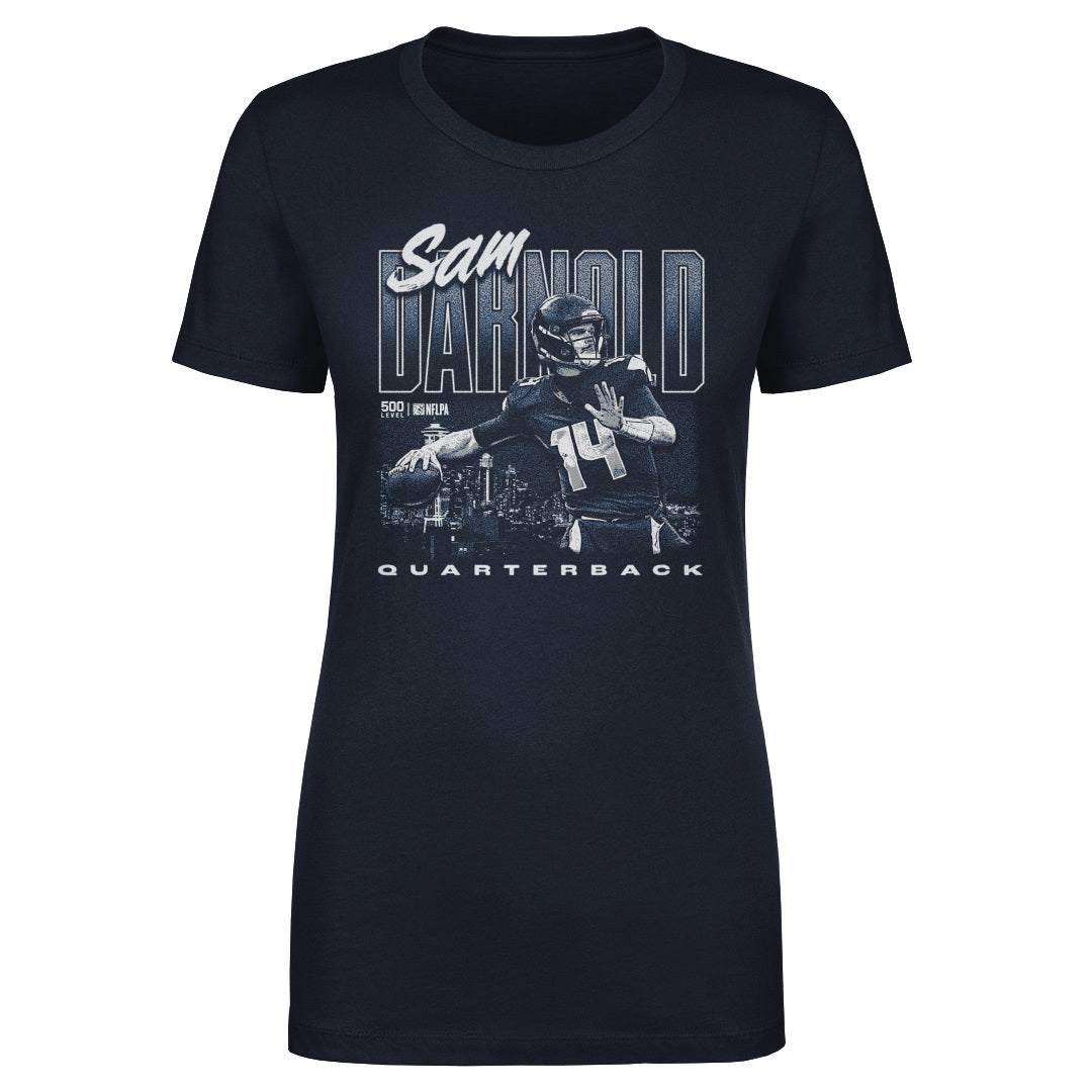 Sam Darnold Seattle Bitmap WHT
