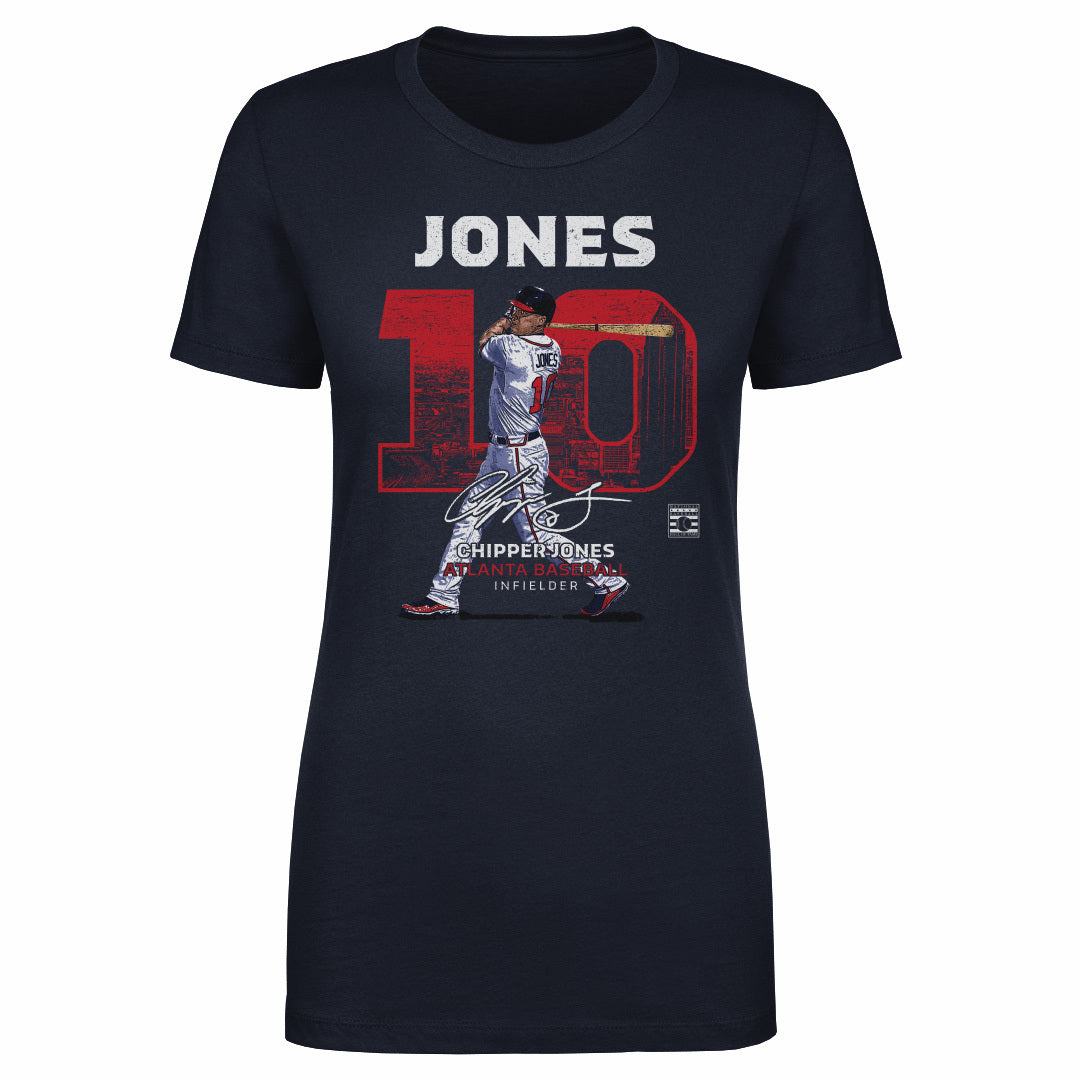 Chipper Jones Atlanta Throwback WHT