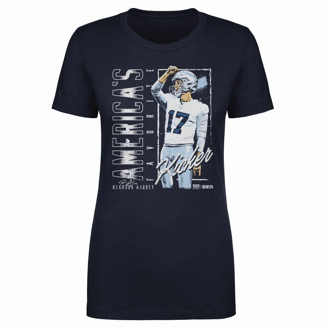 Brandon Aubrey Dallas Americas Favorite Kicker WHT