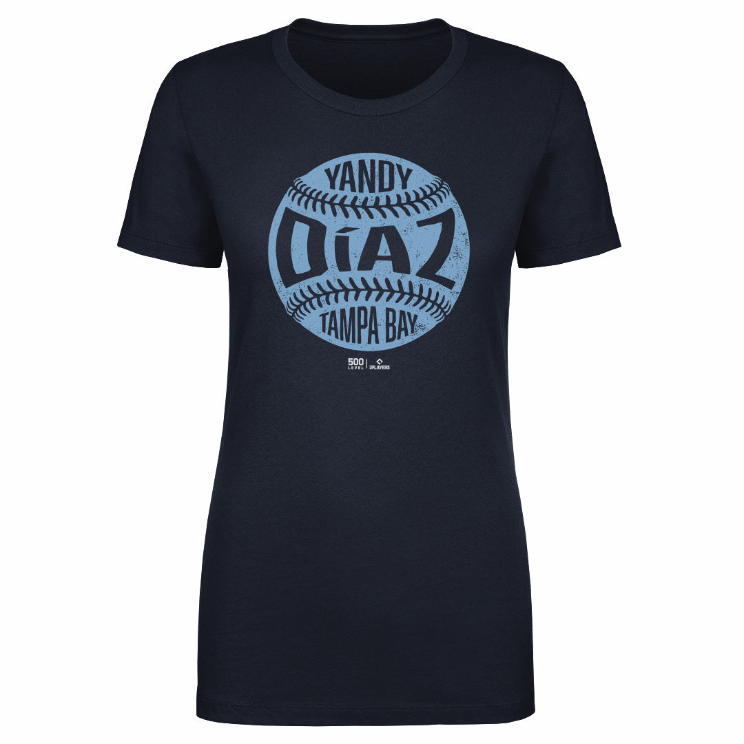 Yandy Diaz Tampa Bay Vintage Baseball WHT