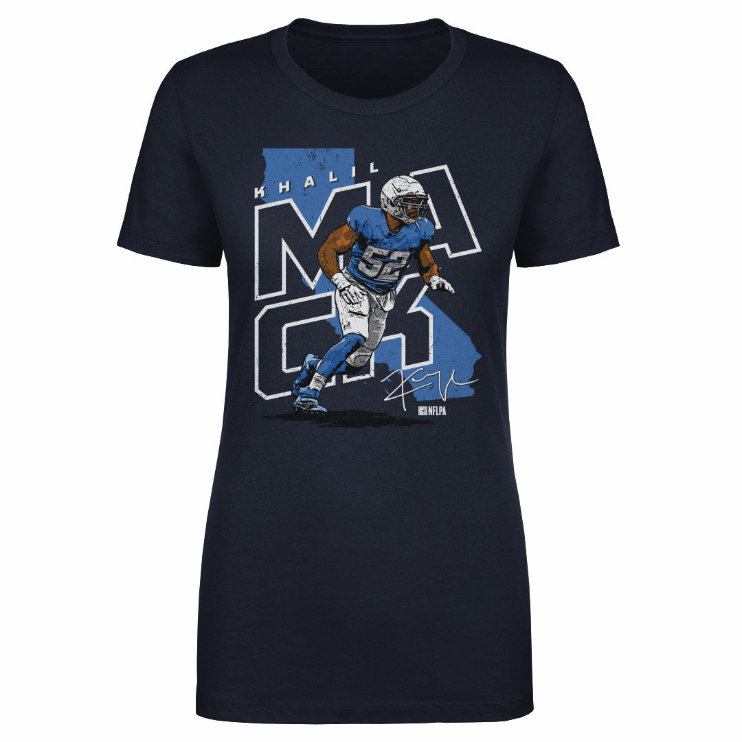 Khalil Mack Los Angeles C Player Map WHT