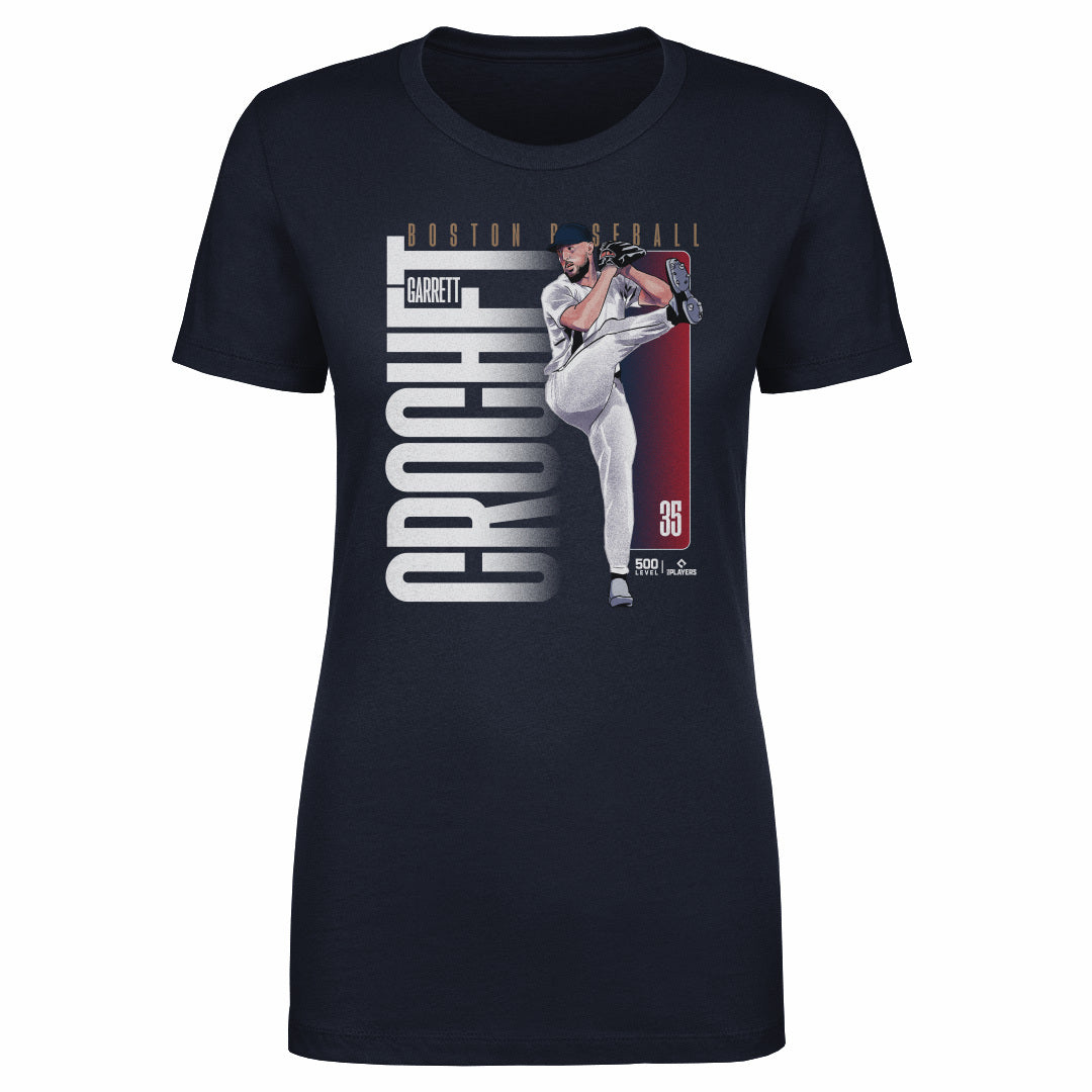 Garrett Crochet Boston Vertical Name WHT