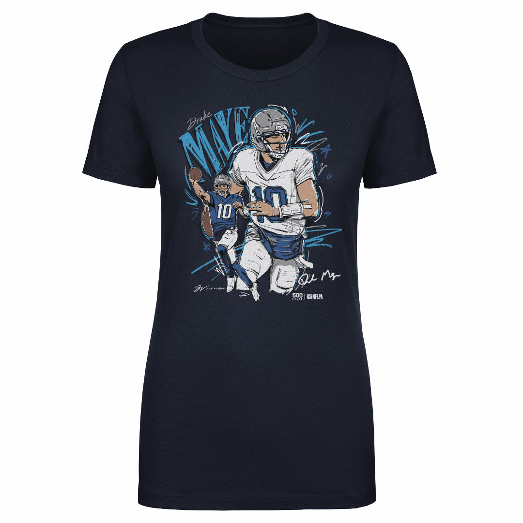 Drake Maye New England Scribble WHT