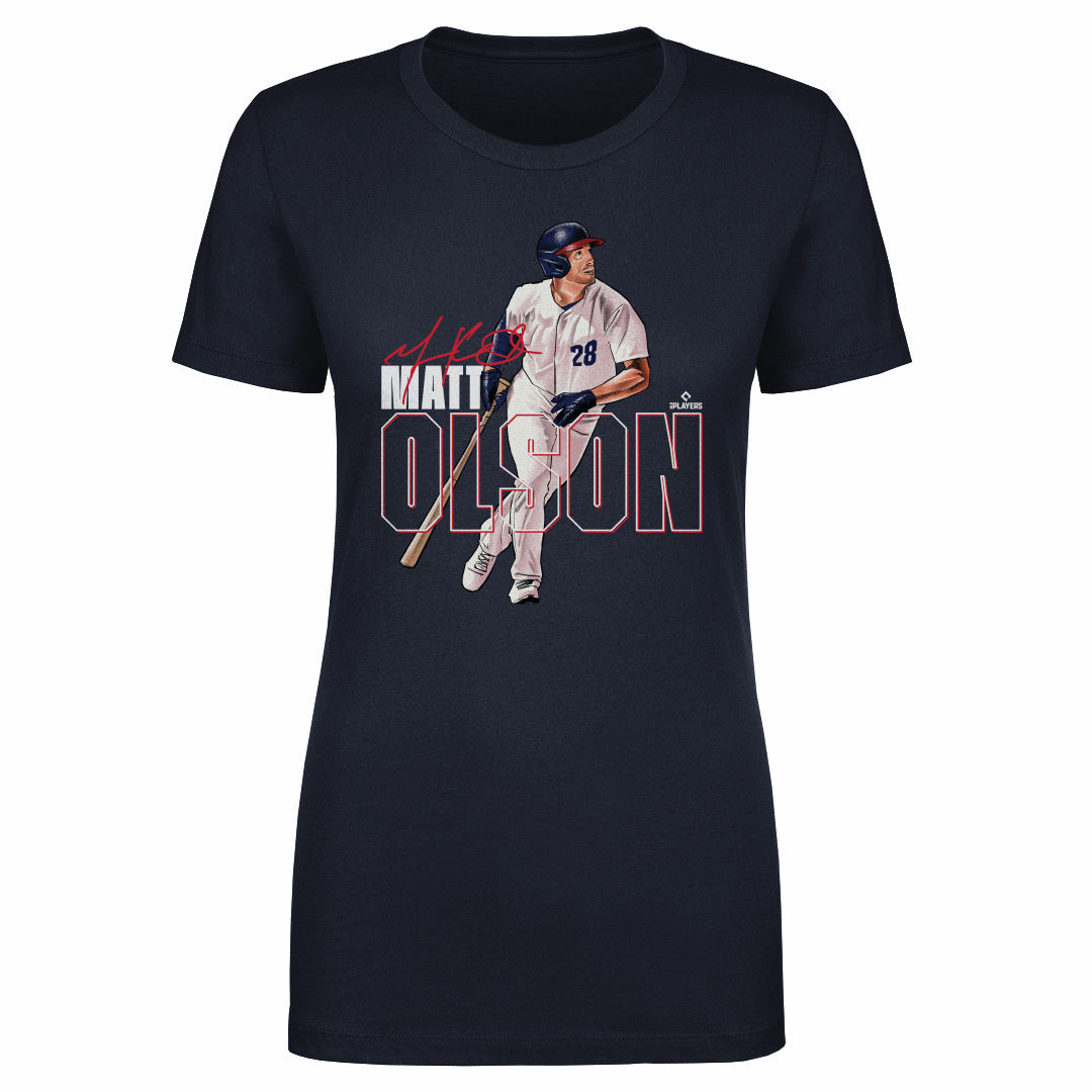 Matt Olson Atlanta Stance WHT