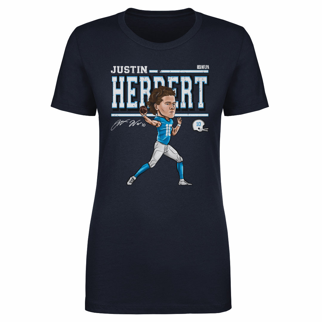 Justin Herbert Cartoon WHT