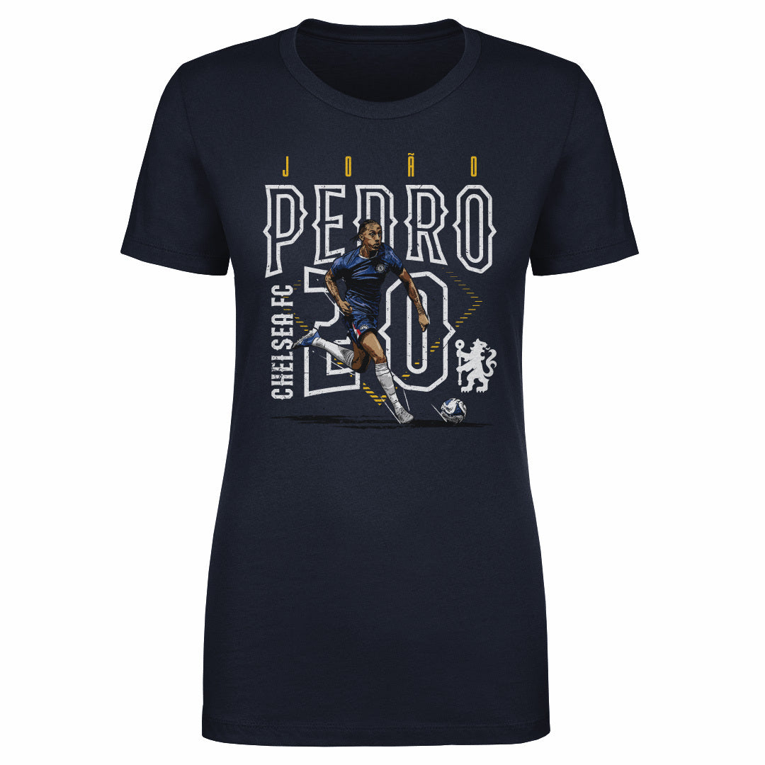 Joao Pedro Chelsea FC Outline Number WHT
