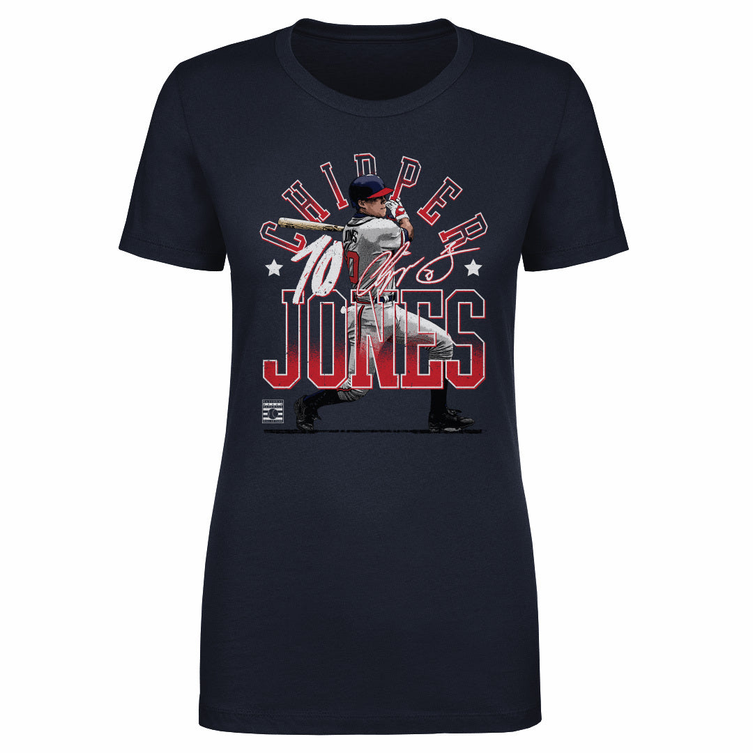 Chipper Jones Atlanta Arch WHT