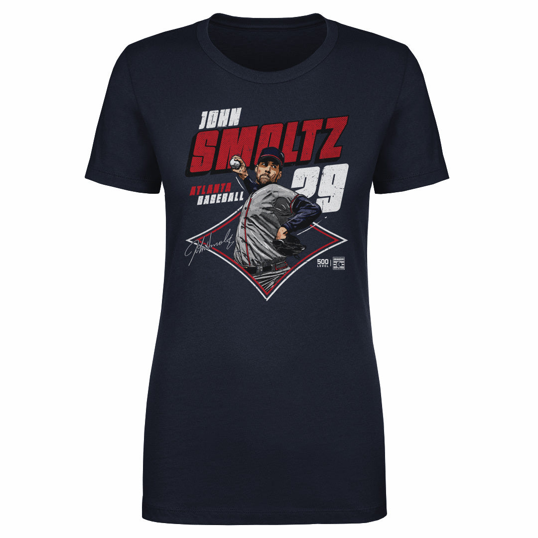 John Smoltz Atlanta Diamond WHT